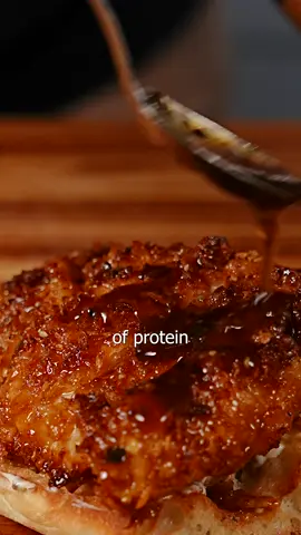 Maple butter chicken Crispy crunchy syrup coated fried chicken!  I love fried chicken and I don’t think thats a mystery but this one just hits different than any other. Maple Butter is really good, honestly I think it’s better than honey Butter, and hear me out. When you eat waffles you put syrup and butter on it and it’s the same on pancakes. I’m not saying honey butter wouldn’t be so good on either one of those, but I’m just saying syrup and butter are well known as ment to be together, and they definitely are! Recipe  Ingredients: Chicken: thighs or breast Cornflakes 2 eggs 1 cup flour Maple butter: Maple syrup 1 cup 2 to 3 tbsp butter Optional as 1 tbsp crushed red pepper  Salad dressing Olive oil Red wine vinegar  Onion powder Crushed red pepper Chopped parsley  Directions: Maple butter: In a medium low heat add butter garlic and maple syrup, mix well and lower heat add crushed red pepper if you’d like, reduce till it thickens. Salad: In a bowl add iceberg lettuce and any veggies you like. In a container add all ingredients listed for the dressing. Close and shake vigorously till a vinaigrette consistency is made. Pour over salad and enjoy #chickensandwhich #sandwich 