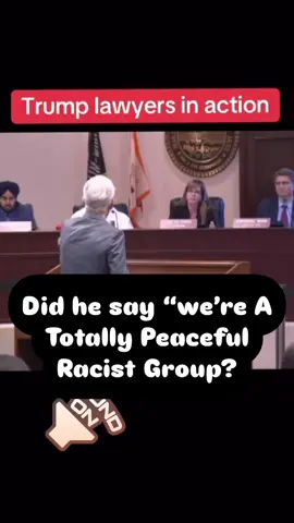 Posted @withregram • @growyourmarketplace Did he say we’re a totally peaceful racist group? #fyp #explore #explorepage #viralpost #viralvideo                         