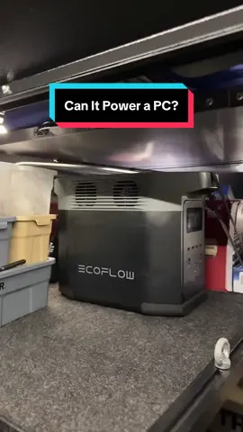Replying to @romarieee Can it power a PC? #ecoflow #uazap #powerstation 