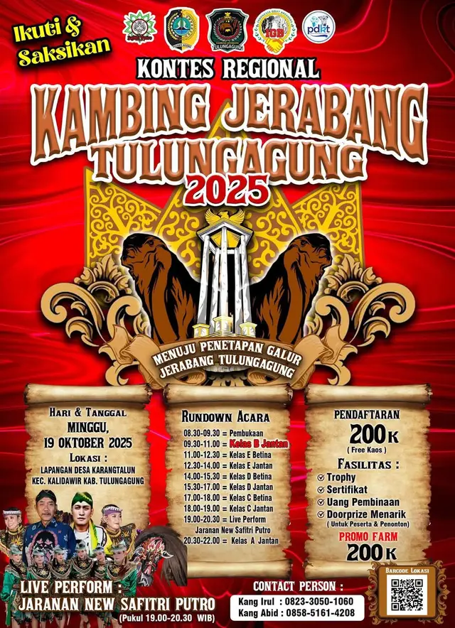 Wayae Tukang Ngaret tampil🔥🔥Siapkan Gaco Kandangmu bolo🔥🔥#fypシ゚viral #jrabangtulungagung #kambingjrabangponorogo #kambingjrabang #kambingsenikaligesing #kambingpejrabang #jrabangsupertulungagung #etawaluarbiasa #kambingkontes #sobatngaret 