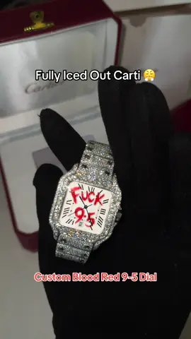 did we cook with our clients custom request 🧐 #cartier #icedout #labdiamond 