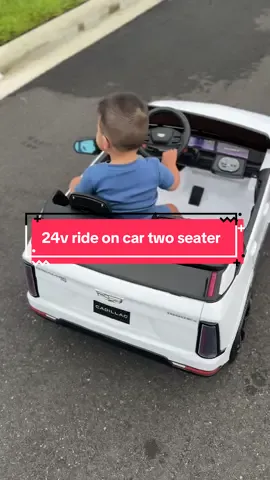 Forget cookies & milk, I’m leaving this under the tree 🚗💨 24v two seater ride on car #Christmas2025 #HolidayGiftIdeas #tiktokshopblackfriday #rideoncars #giftsforkids 