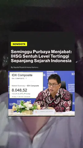 1 minggu jadi MENKEU IHSG ALL TIME HIGH!!#ihsg #fyp #fyppppppppppppppppppppppp #ekonomi 
