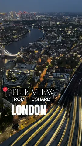 The view from The Shard, London🇬🇧 #london #theshard #skyline #nightcity #views 