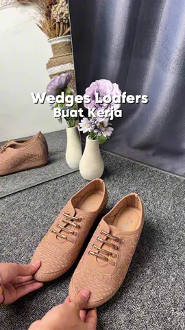 Rekomendasi wedges loafers buat kerja dan hangout #fypツ #viralditiktok #joanne #bestseller #wedges 