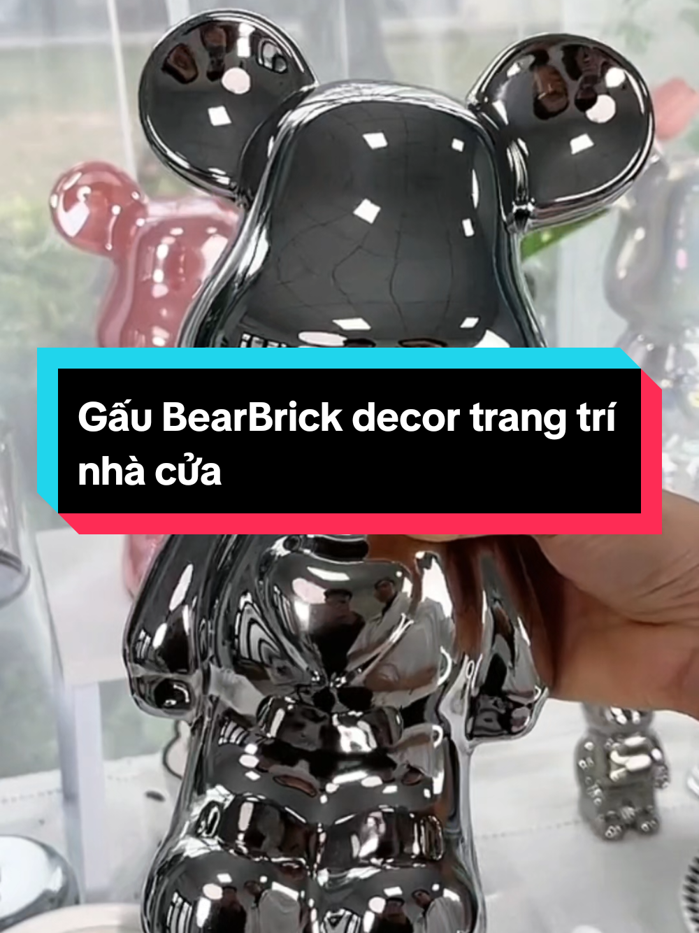 Gấu BearBrick decor trang trí nhà cửa#gaubearbrick #gaubearbrickdecor #bearbrick #bearbrickdecor #gaubearbricktrangtri 