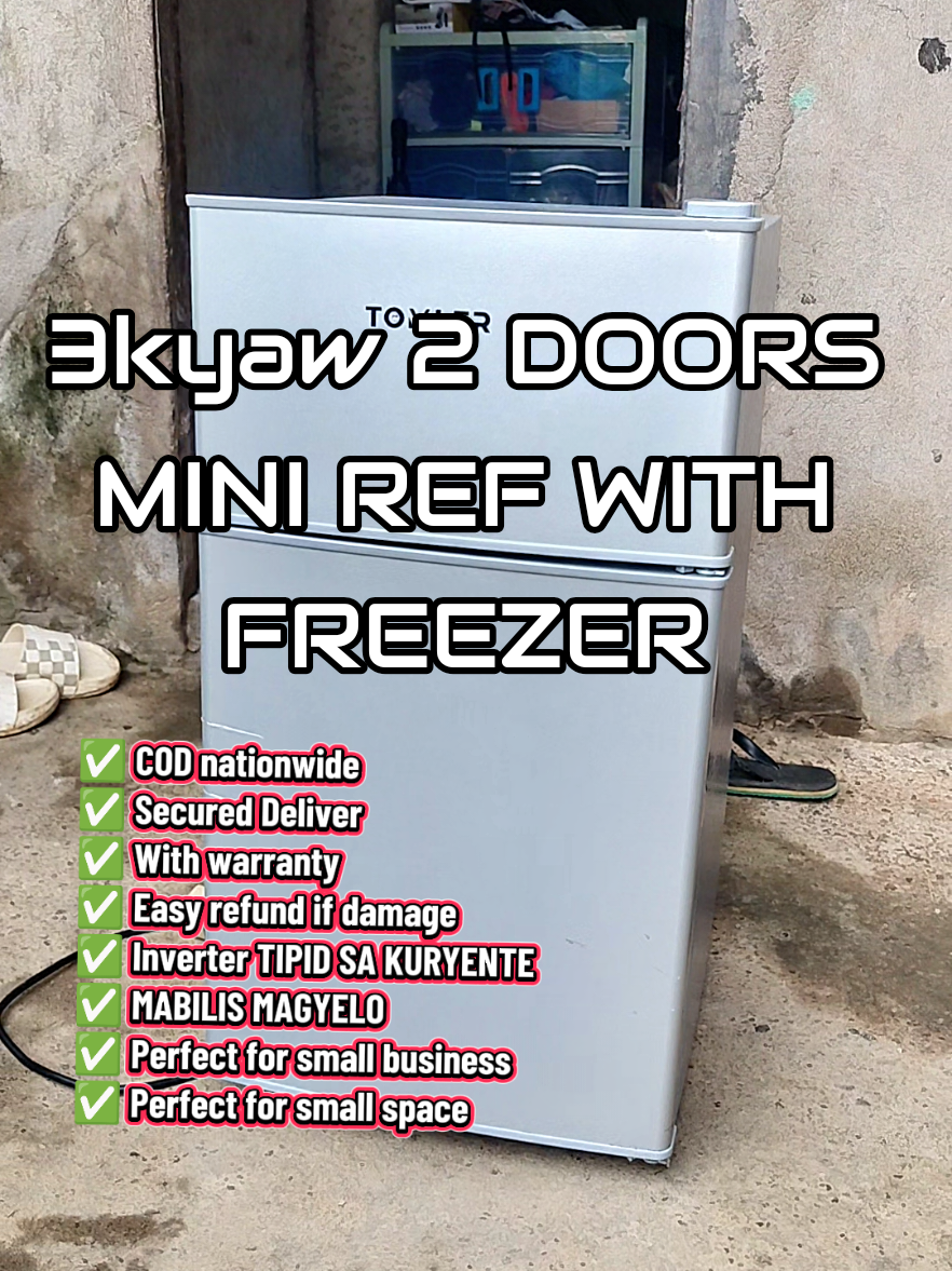 deserve talga ng 2 doors mini ref ni Misis Boy !  safe delivery dito samin sa Bicol !  #christmasgift #miniref #mom #sololiving #housewife 
