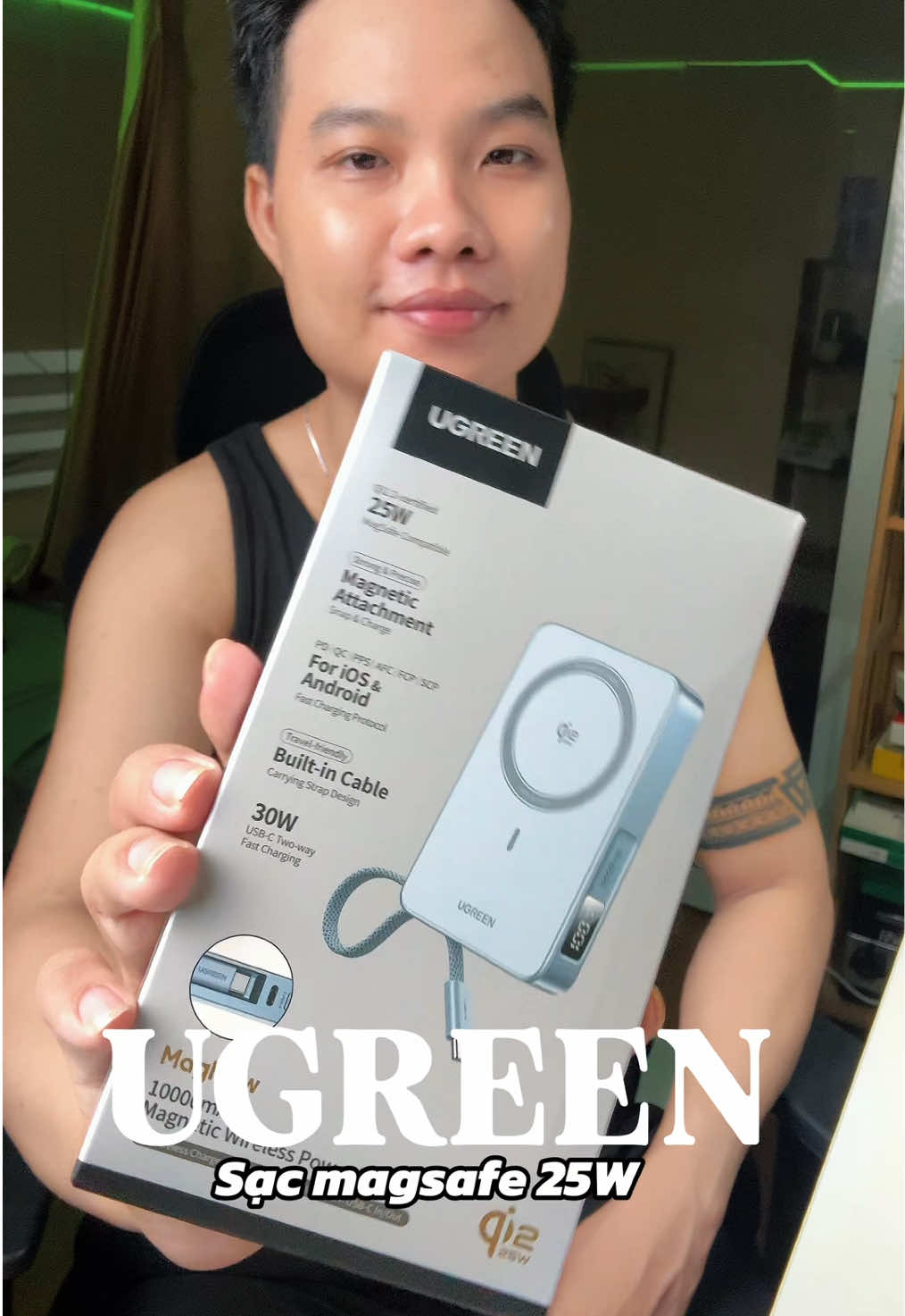 Phần 1729 | Ugreen sạc không dây chuẩn qi2 25W #chiriviu94 #review #ugreen #sacduphong #sacduphongkhongday 