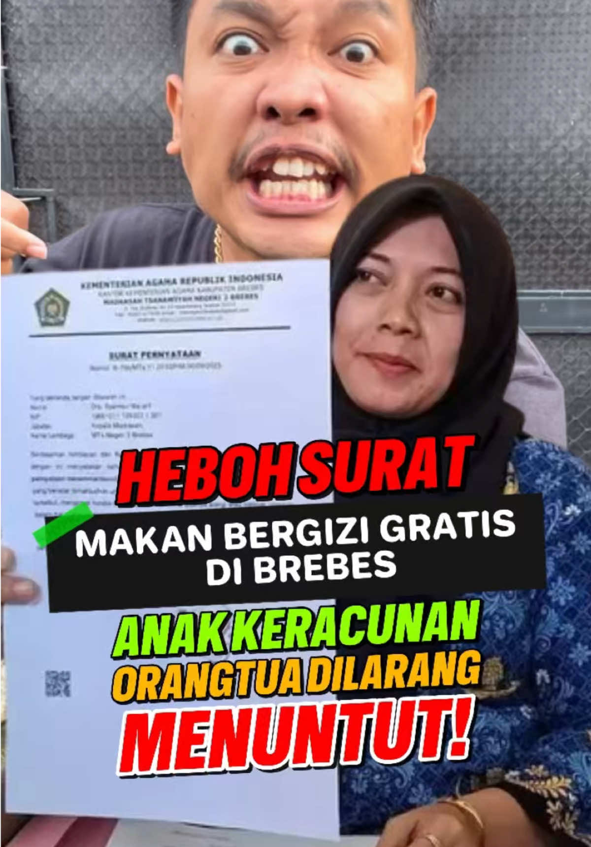 Heboh Surat Makan Bergizi Gratis di Brebes Jawa Tengah, Anak Keracunan, Orangtua Dilarang Menuntut Sumber Informasi Berita : Beritasatu @beritasatu #makanbergizigratis #brebes #jawatengah #mbg #sekolah 