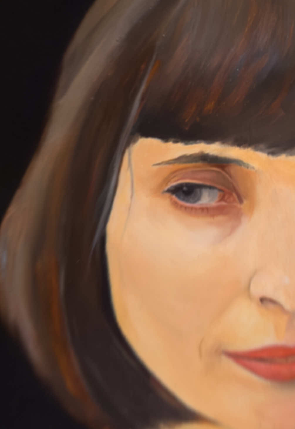 This piece, along with almost twenty others, will be on display 10/2 at Harlequin in downtown Olympia WA….come by and say hi!🤘🎨🤘 #contemporaryart #contemporarypainting #oilpainting #portrait #figurativeart 