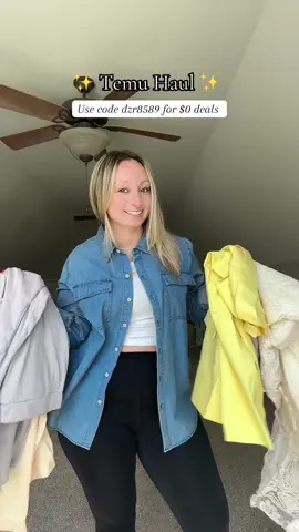 🎉 Temu clothing try on haul! 🔍c0de: dzr8589, 🔗 in bio (Only for new app users with qualifying orders.T&Cs apply) #viral #fyp #viral #temufinds #haul  