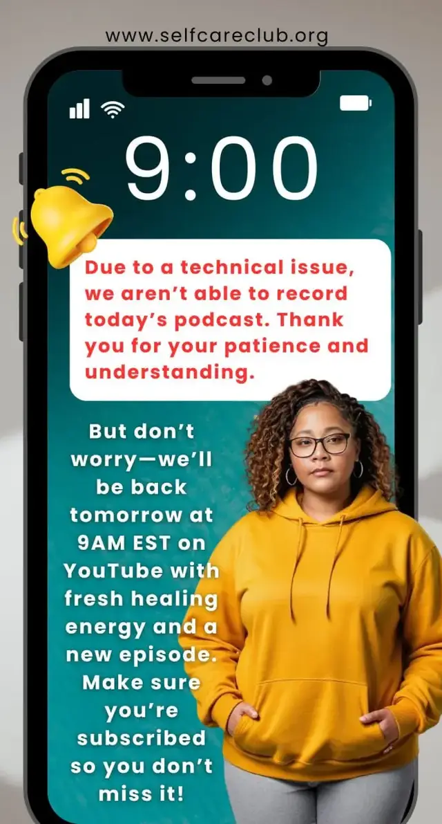 Due to a technical issue, we couldn’t record today’s podcast. 💻⚡️We’ll be back tomorrow at 9AM EST on YouTube @LifeCoach614 with fresh healing energy. Make sure you’re subscribed & tapped in! 💚✨