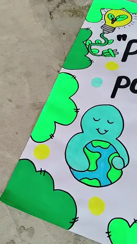 cartel creativo del reciclaje  👩🏻‍🎨🌏🌿