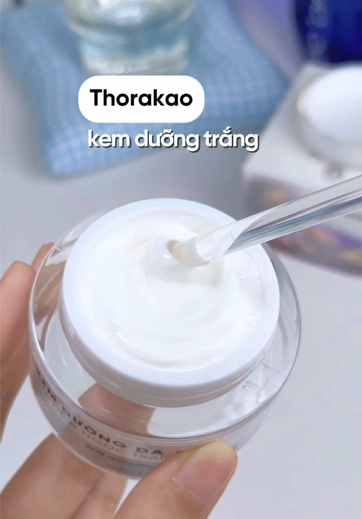 Kem dưỡng trắng da mặt nhà Thorakao xài siu thích luôn, phải share ngay với mấy bà nè 🥰 #kemtrangdamat #kemduongtrangda #thorakao 