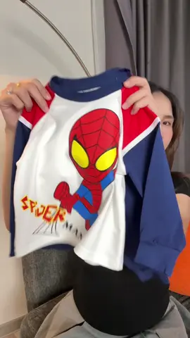 Bộ người nhện dài tay cho bé trai #thoitrangtreem #quanaotreem #bodaitaychobe #bosieunhan #bosieunhan 