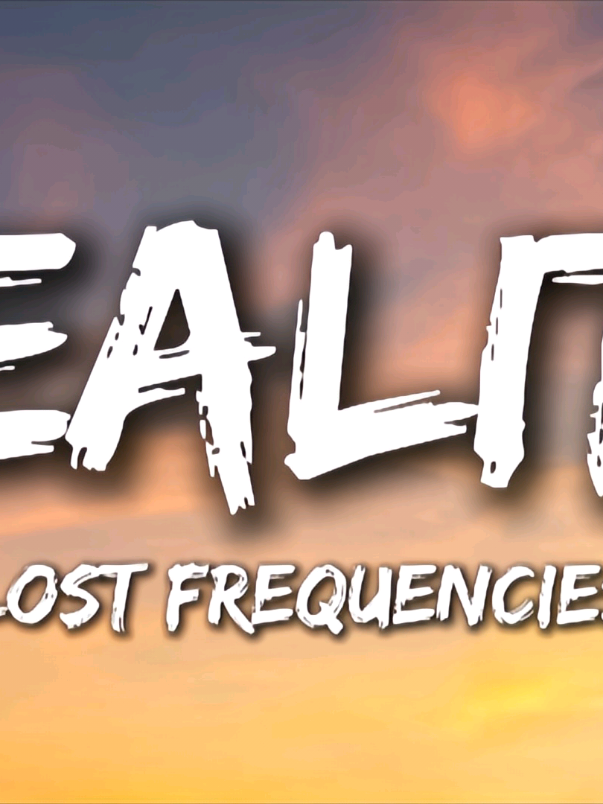 Lost Frequencies - Reality (Lyrics) feat. Janieck Devy #lostfrequencies #reality  #music #lyrics 