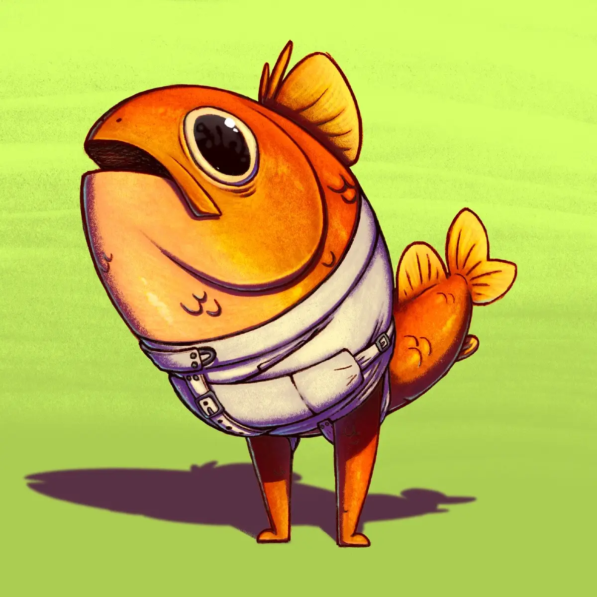 He’s innocent I swear  #fish #silly #lilguy #cute #lad #art #artist #drawing #sketch 