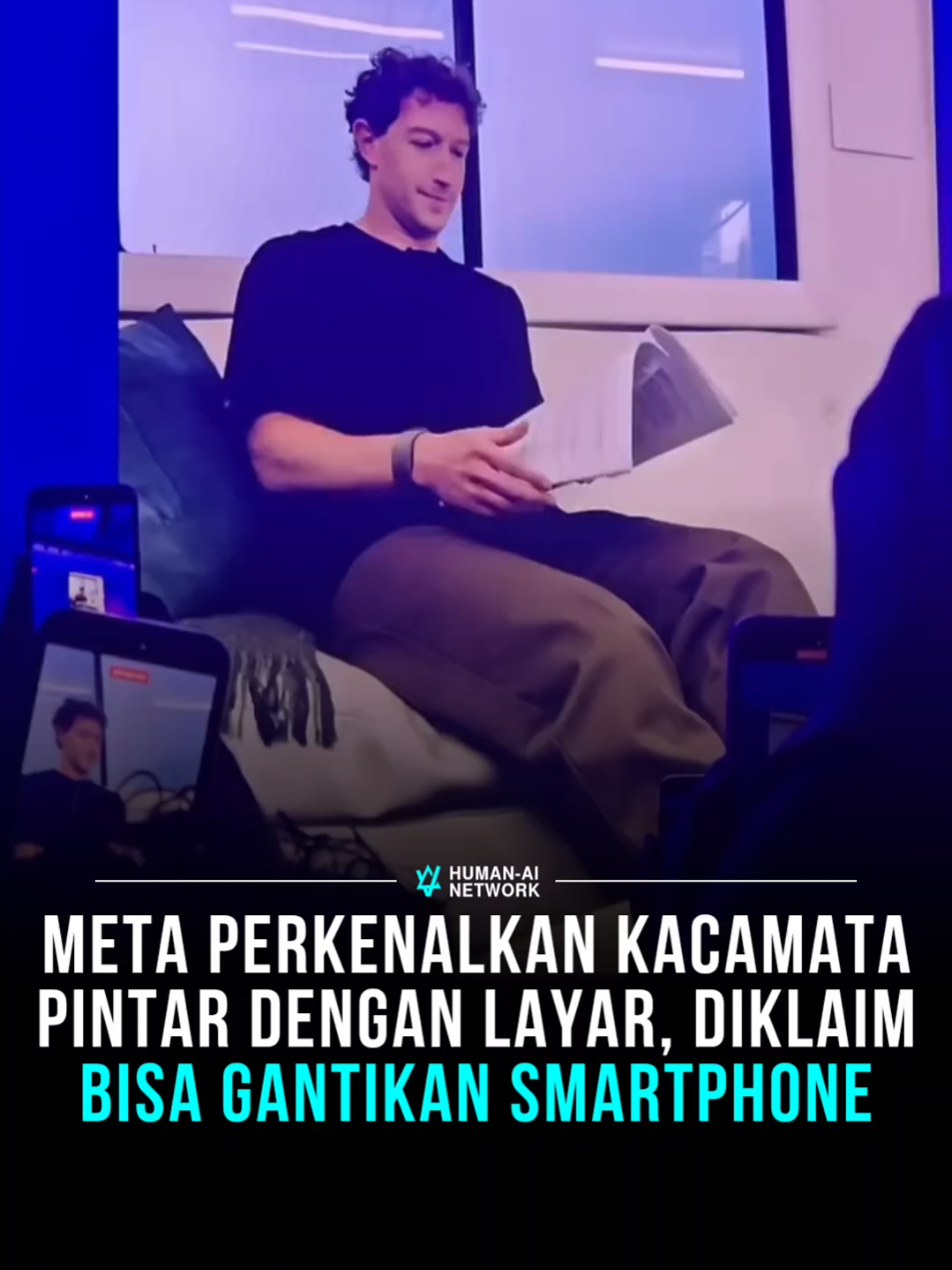 Meta memperkenalkan Ray-Ban Display Glasses, kacamata pintar yang memungkinkan pengguna membaca pesan, bernavigasi, hingga menerjemahkan bahasa lewat tampilan layar kecil di depan mata.  Dikendalikan dengan Neural Band di pergelangan tangan, kacamata ini cukup digerakkan dengan sinyal otot halus untuk menggulir, memilih, atau membalas pesan. AI di dalamnya memastikan jawaban dan informasi selalu muncul tepat waktu. Belum sepenuhnya augmented reality, tapi langkah ini disebut sebagai batu loncatan menuju visi Mark Zuckerberg, sebuah masa depan di mana kacamata pintar bisa menggantikan smartphone. Apa pendapatmu tentang ini? Ikuti @humanainetwork agar kamu tidak kehilangan arah masa depan.  #HumanAINetwork 