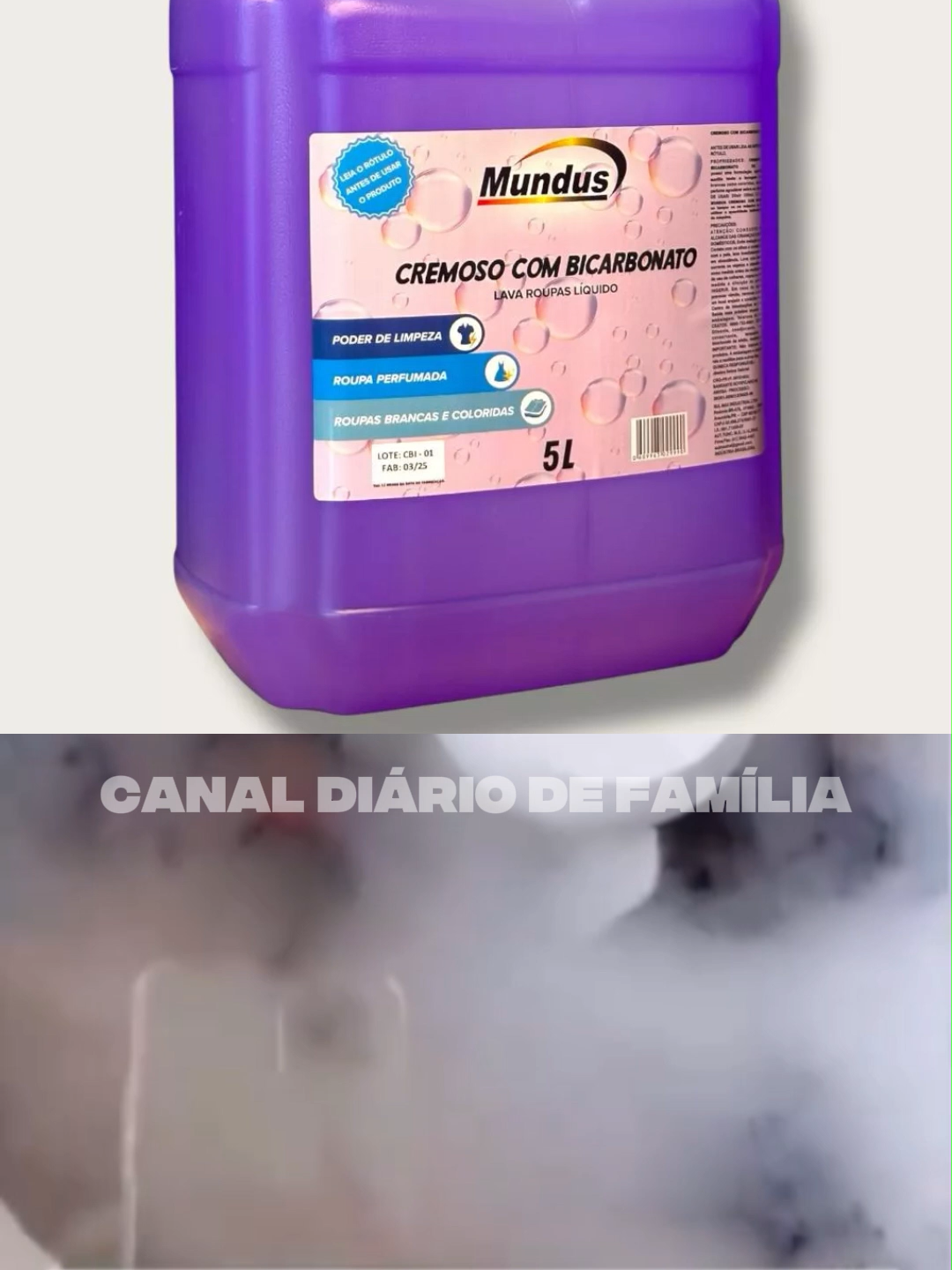 Sabão liquido com bicarbonato de sódio lavanderia profissional lava roupas cremoso 5 Litros #achadinhos #achadinhosshopee