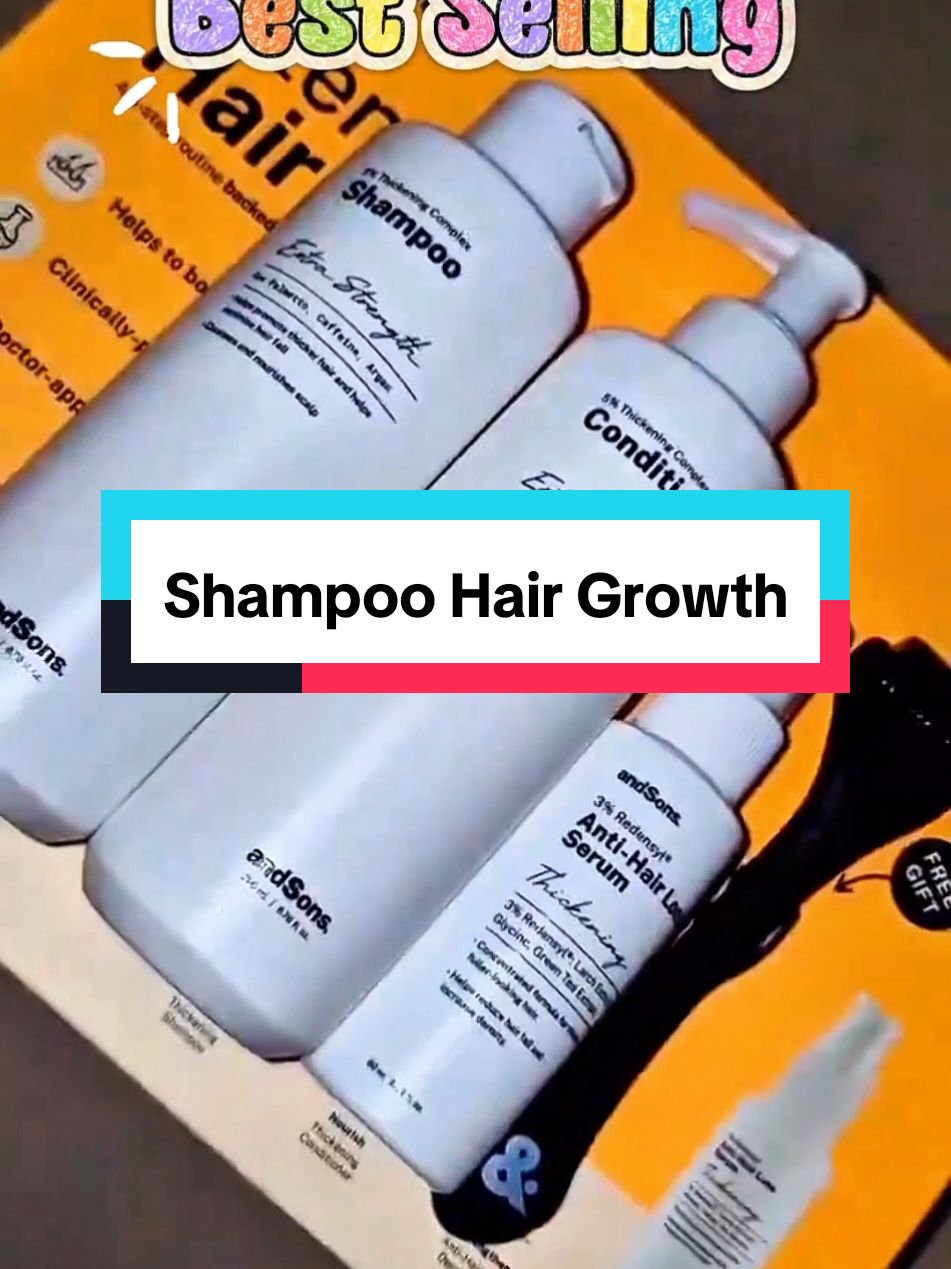 andSons Intense Hair Growth Gift Box Set#TikTokShop#TiktokShopMalaysia#RacunTikTok#TikTokMadeMeBuyIt#fyp#capcut 