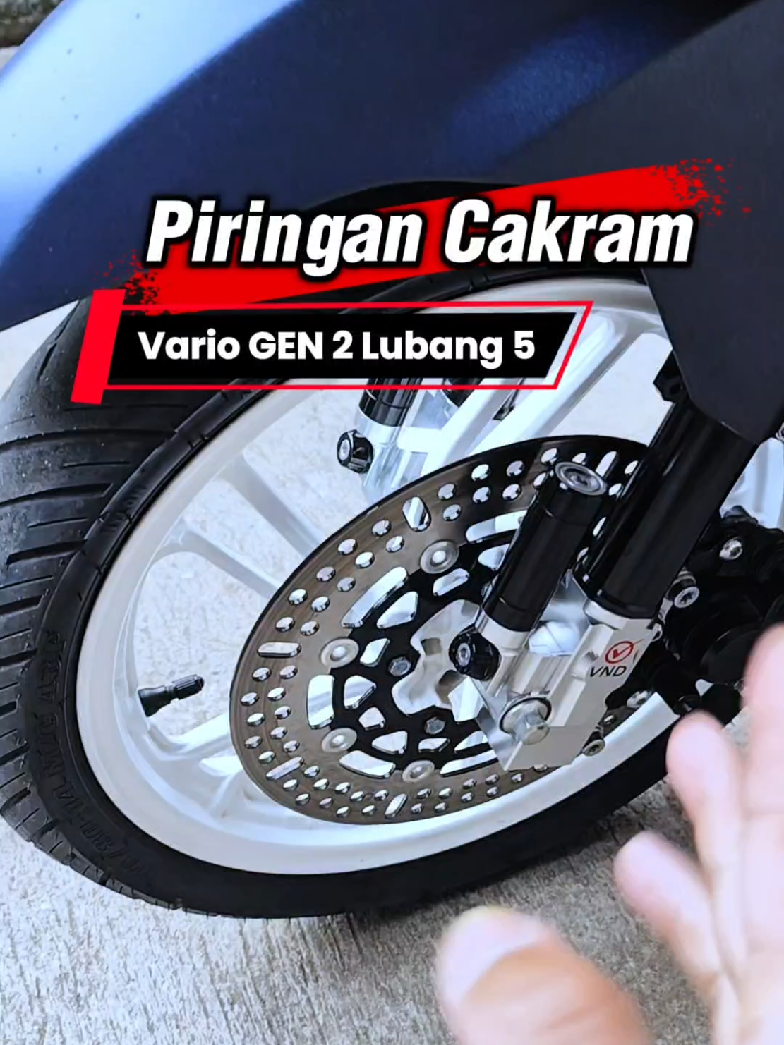 Piringan Cakram Vario Gen 2 Lubang 5 #piringancakram #piringancakramvario 