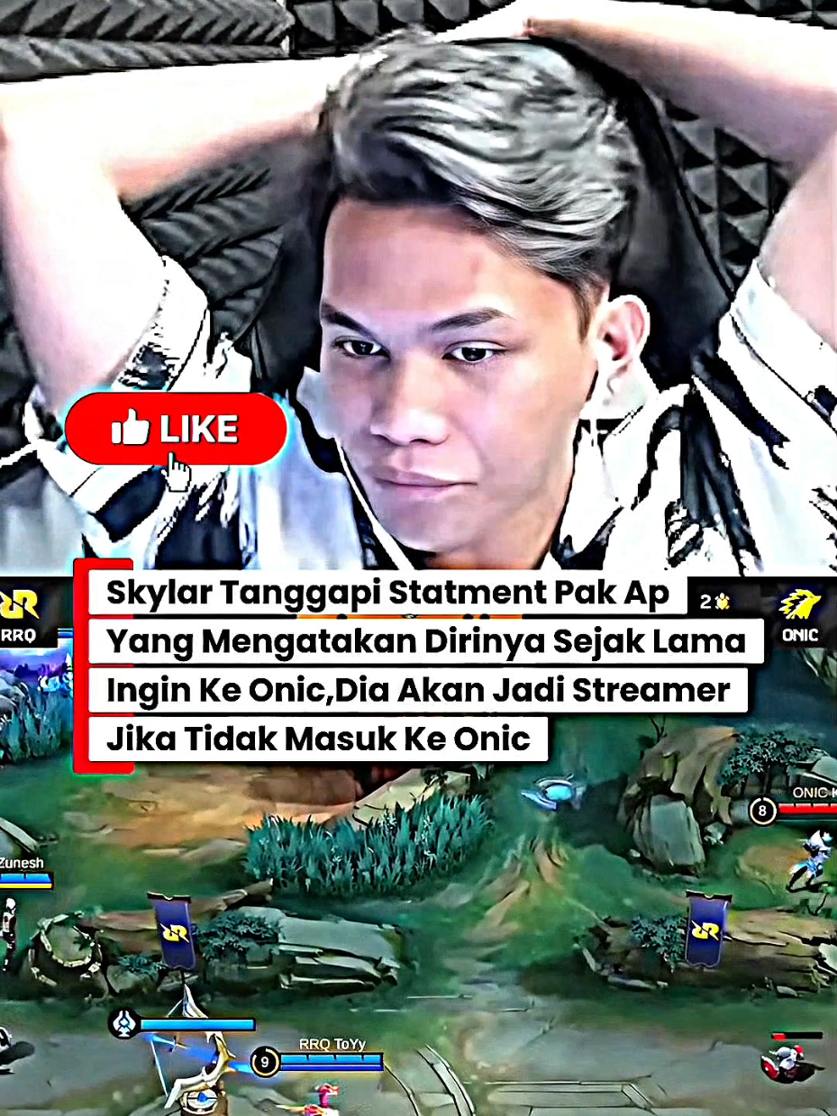 Skylar tanggapi pak AP,skylar disebut tidak mau lagi maen untuk RRQ,dan lebih memilih bergabung ke ONIC #MLBBNEXT2025 #NEXTJagoanMabar  #RRQAP #ONICSKYLAR #RRQKINGDOM 