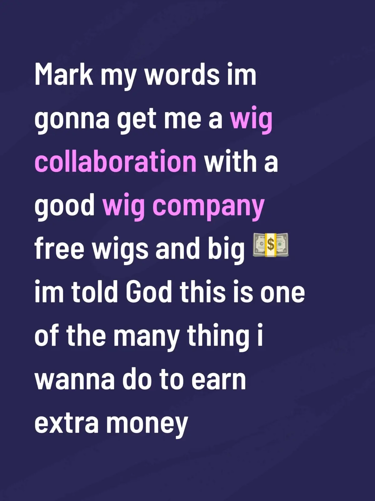 #fyp #wigcompanies #upcoming #wiginfluencer #believe 