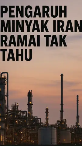 📌 Ramai orang tak tahu, minyak Iran bukan sekadar isu Timur Tengah. Setiap ketegangan boleh gegarkan harga minyak dunia, dan kesannya sampai ke Asia Tenggara. Minyak jadi senjata ekonomi & diplomasi! ⚡️🌍 #EkonomiDunia #MinyakIran #GeopolitikGlobal #AsiaTenggara #FaktaEkonomi