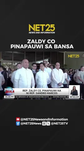 Pinapauwi na sa bansa ang dating house appropriations Rep. Zaldy Co kaugnay ng isyu sa maanomalyang flood control projects na sangkot ang kaniyang pangalan. #NET25NewsandInformation #MataNgAgilaPrimetime