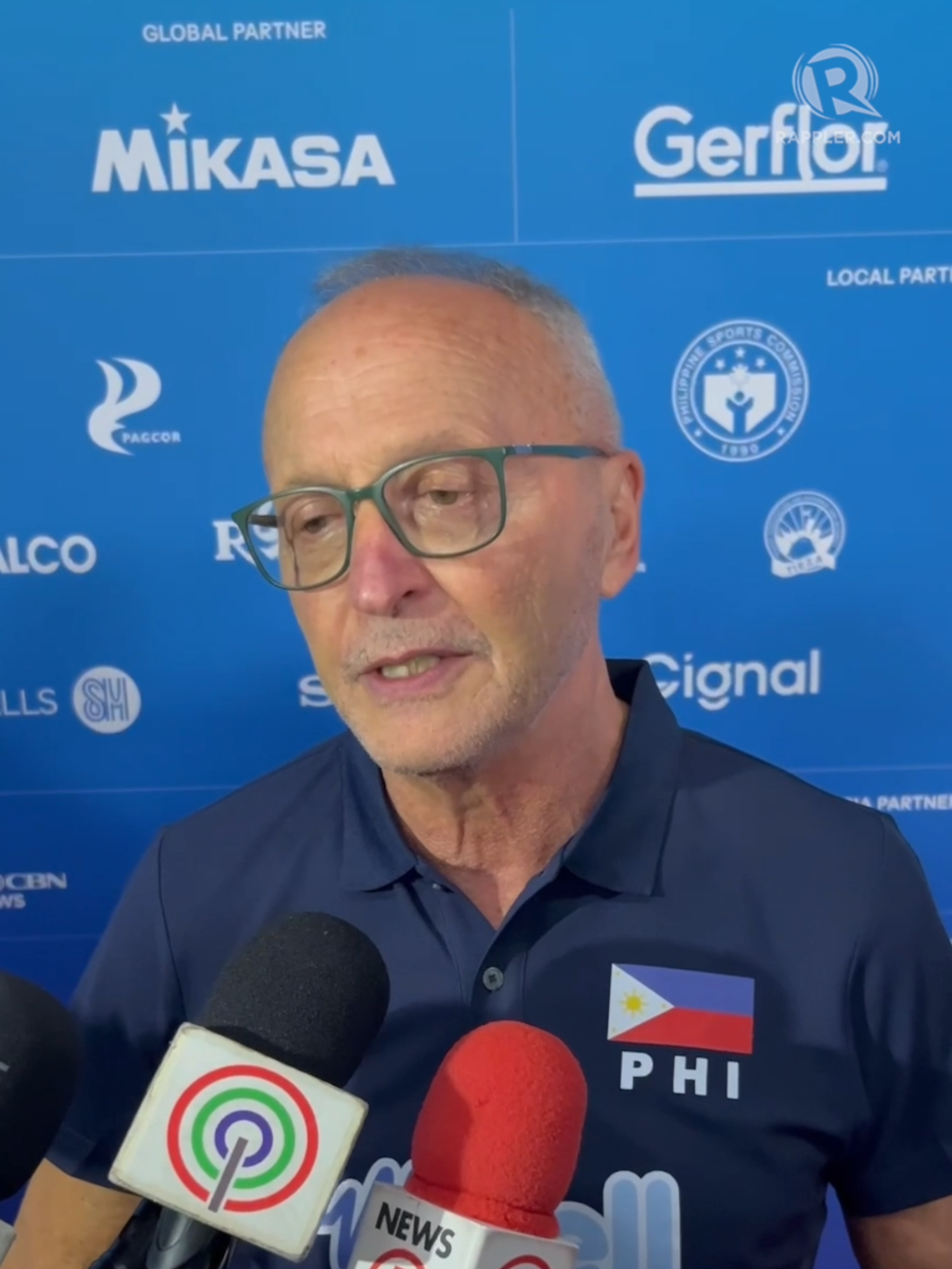 Alas coach Frigoni sings praises, pride amid gut-punch FIVB worlds exit WATCH: Veteran Alas Pilipinas head coach Angiolino Frigoni — hurting from an astounding five-set loss to Iran to put host Philippines’ 2025 FIVB Volleyball Men’s World Championship run to a screeching halt — still expresses nothing but pride for his wards’ effort after a 16-month grind to rise as potential volleyball world-beaters. | via JR Isaga/Rappler #MWCH #Philippines2025 #MWCH2025 #volleyballnews #fyp #rappler