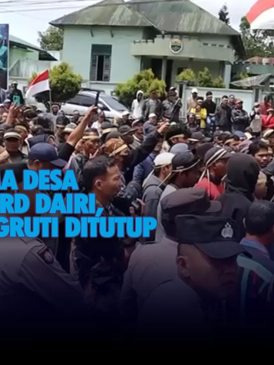 WARGA LIMA DESA KEPUNG DPRD DAIRI, TUNTUT PT GRUTI DITUTUP #PTGunungRayaTimber #Gruti #WargaLimaDesa #KepungDPRDDairi #BupatiDairi #PolresDairi #SNN #SIBNewsNetwork