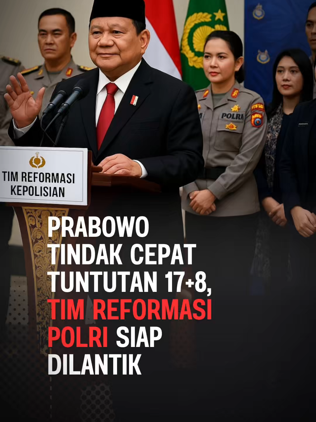 Presiden Prabowo kembali membuktikan komitmennya mendengar rakyat. Dalam waktu dekat, Tim Reformasi Polri siap dilantik dengan mandat merumuskan ulang kedudukan, ruang lingkup, tugas, dan kewenangan kepolisian, yang akan dituangkan dalam revisi UU Kepolisian. Langkah cepat ini menegaskan suara rakyat tak pernah sia-sia, dan Prabowo bukan pemimpin yang alergi kritik.  #birosuararakyat #prabowosubianto #reformasipolri #transformasipolri #suaraakyat #indonesiamaju