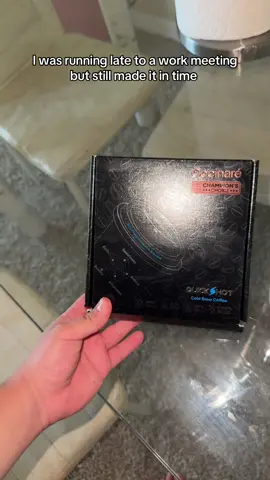 Never missing a work meeting again with this quick shot instant coffee  ☕️ 