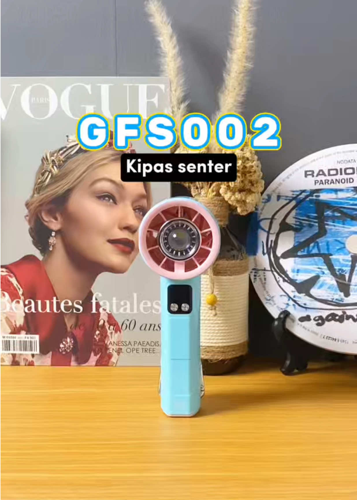 Kipas senter GFS002 warna icing blue💙‼️ yuk checkout sekarang #LDY #GFS002 #promoseruweekend #cekkerajangkuning #kipasturbo 