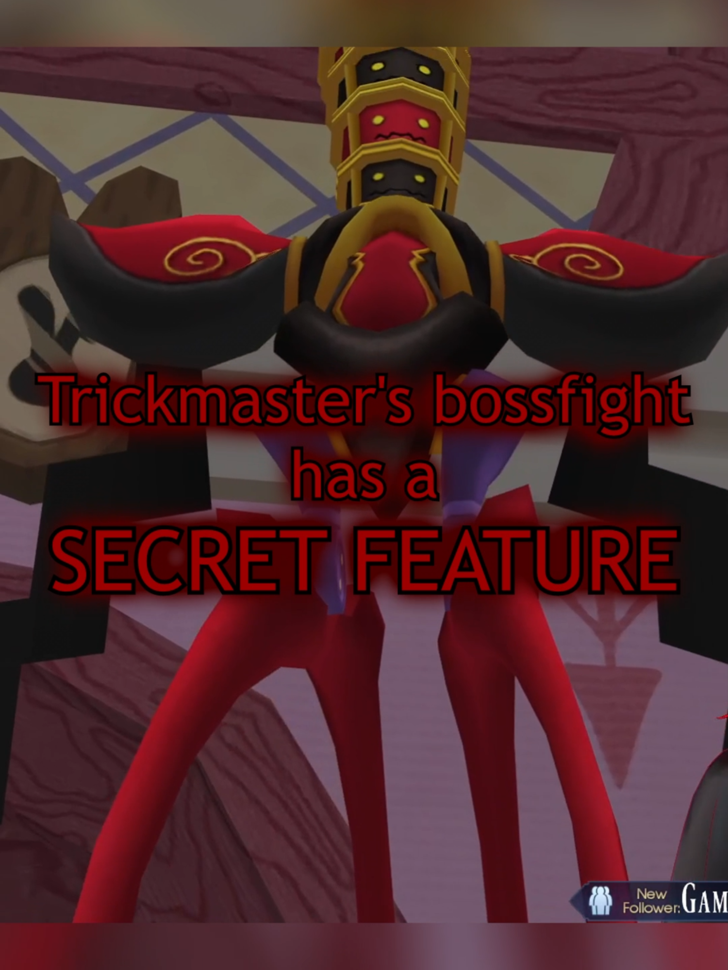 TRICKMASTER'S SUPER SECRET in KH1#kingdomhearts #kingdomheartstrivia #squareenix #trivia #tipsandtricks #khfm #retrogaming #gamedesign #gamingsecrets #playstation2