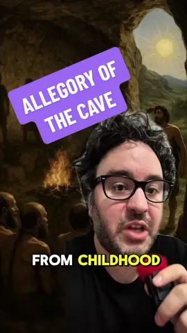 Plato’s Allegory of the cave explains why escaping ignorance hurts. Prisoners see only shadows, think it’s reality. One breaks free, struggles in daylight, learns the sun is the source of everything, then returns to free friends who laugh at him. Plato says education is that painful shift from appearance to truth. Today the “cave” could be social feeds or propaganda. What casts your shadows? #Plato #Philosophy #CaveAllegory
