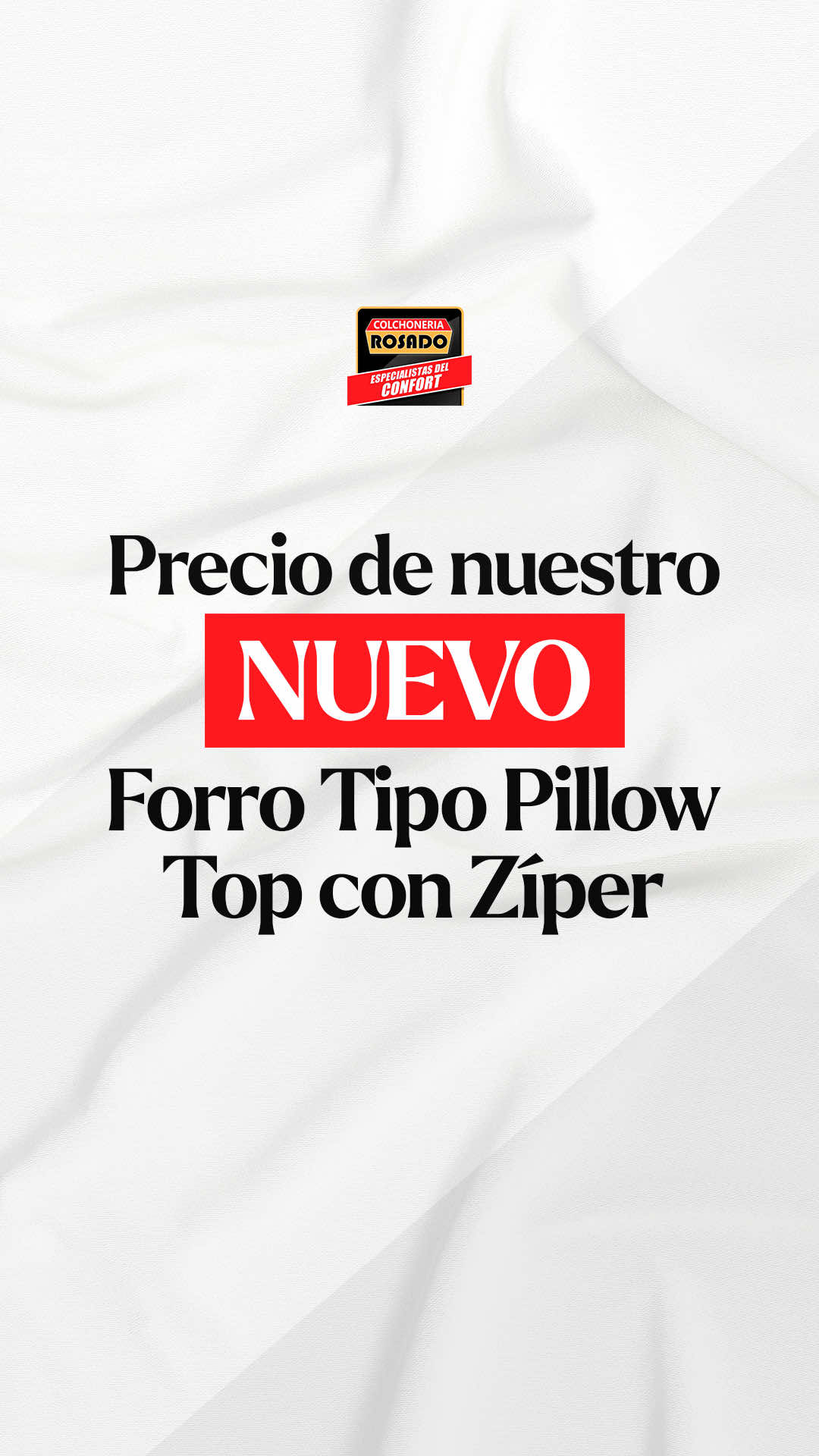 Precios de nuestro nuevo forro, tipo pillow top con zipper , dale un cambio a tu colchón  #colchones #renuevatudescanso #confort #rd 