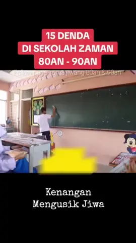 bila tgk video ni..Aku tersenyum sorang2..sale ada pengalaman kena denda mcm dlm video..ramai yg nakal time sekolah ni..70, 80 & 90 an hadir.. #fyp  #kenangan70an80an90an #rinduzamansekolah #senyumsorangsorang💞 