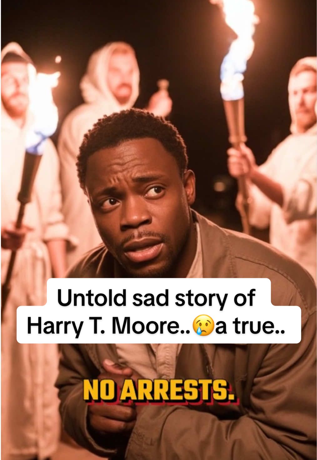 Untold story of Harry T. Moore; black activist before MLK & Malcolm X..erased black excellence Black history not taught in schools	 historical stories hidden black history facts black historical figures untaught truths hidden slavery truths U.S. history unknown black historical facts black historical facts Harry T. Moore civil rights #blackhistoryfacts #historytok #blackexcellence #blackhistory #civilrights 