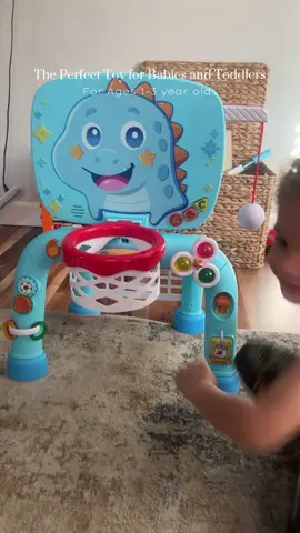 Keeping little ones busy just got easier 🙌 This 3-in-1 sports set (basketball 🏀 soccer ⚽️ & baseball ⚾️) is perfect for ages 1–3! A fun way to burn energy + build skills at home 🥰  #toddlertoys #momhack #toysoftiktok #basketball #Soccer 