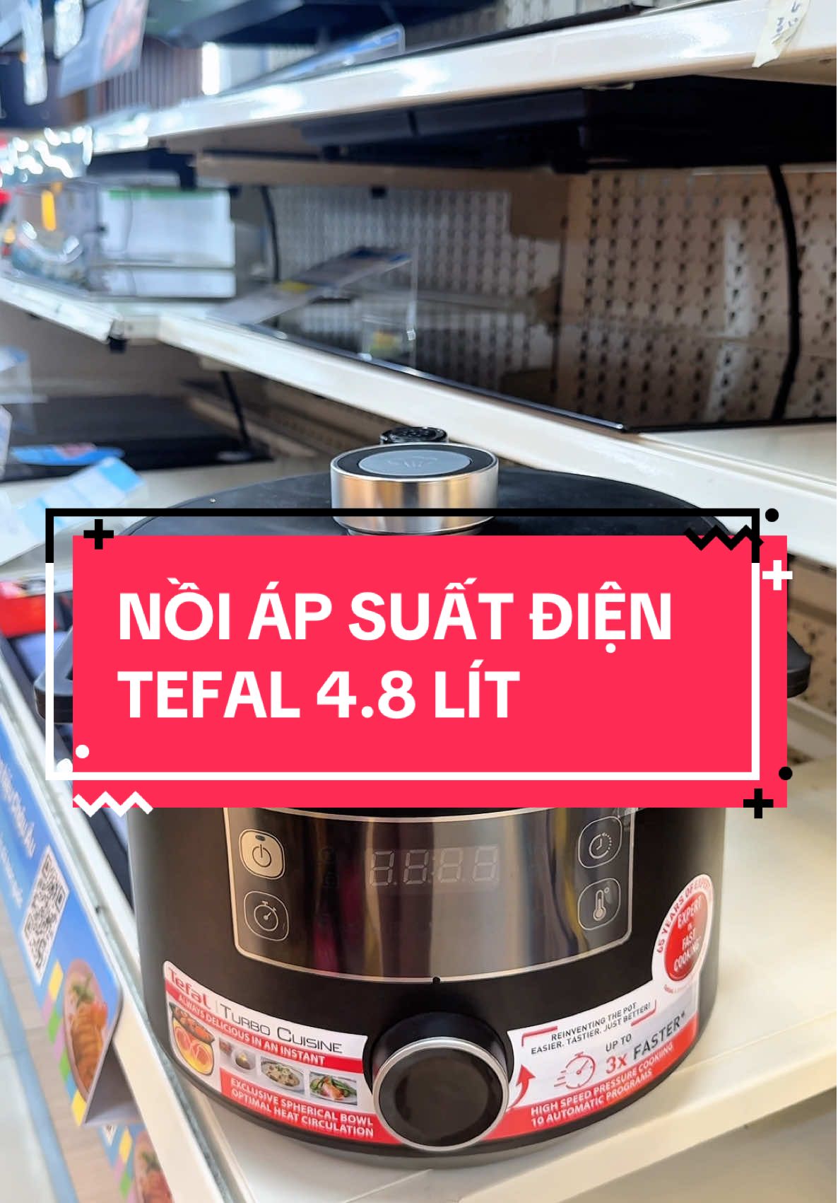 Nồi áp suất điện Tefal 4.8L #giadungtienich #giadung #giadungthongminh #tefal #noiapsuat 
