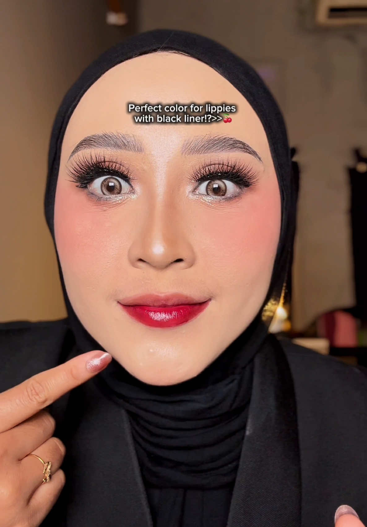 Bikin muka segerrr✨ luvvvvv cherrion yaaaa #timephoria #lipstain #timephorialipstain #jaksel 