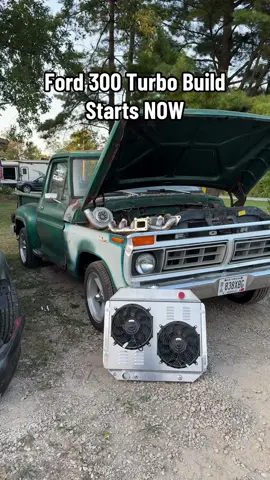 Turbocharging the Ford 300 starts now. Who's ready?  #ford300 #turbo #f100 #classictrucks #gilkthegreat 