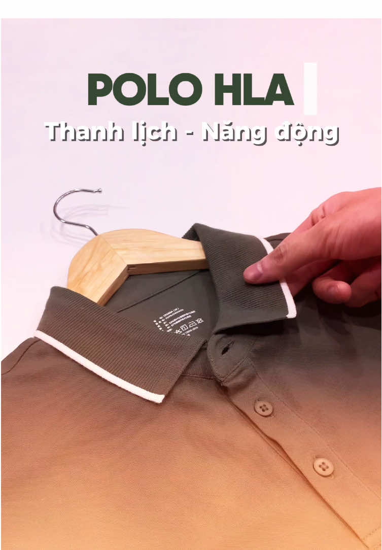1 chiếc POLO hot item từ nhà HLA với phong cách thanh lịch nhưng không kém phần năng động với chất liệu vải thoải mái, thoáng khí. #hla #thoitrangnam #quantay #polo #hlavietnam 