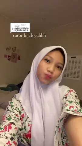 Replying to @𝓭𝓲𝓷^᪲᪲᪲ varisha endorse aku pls #hijabtutorial malu but i dont gatekeep 💘