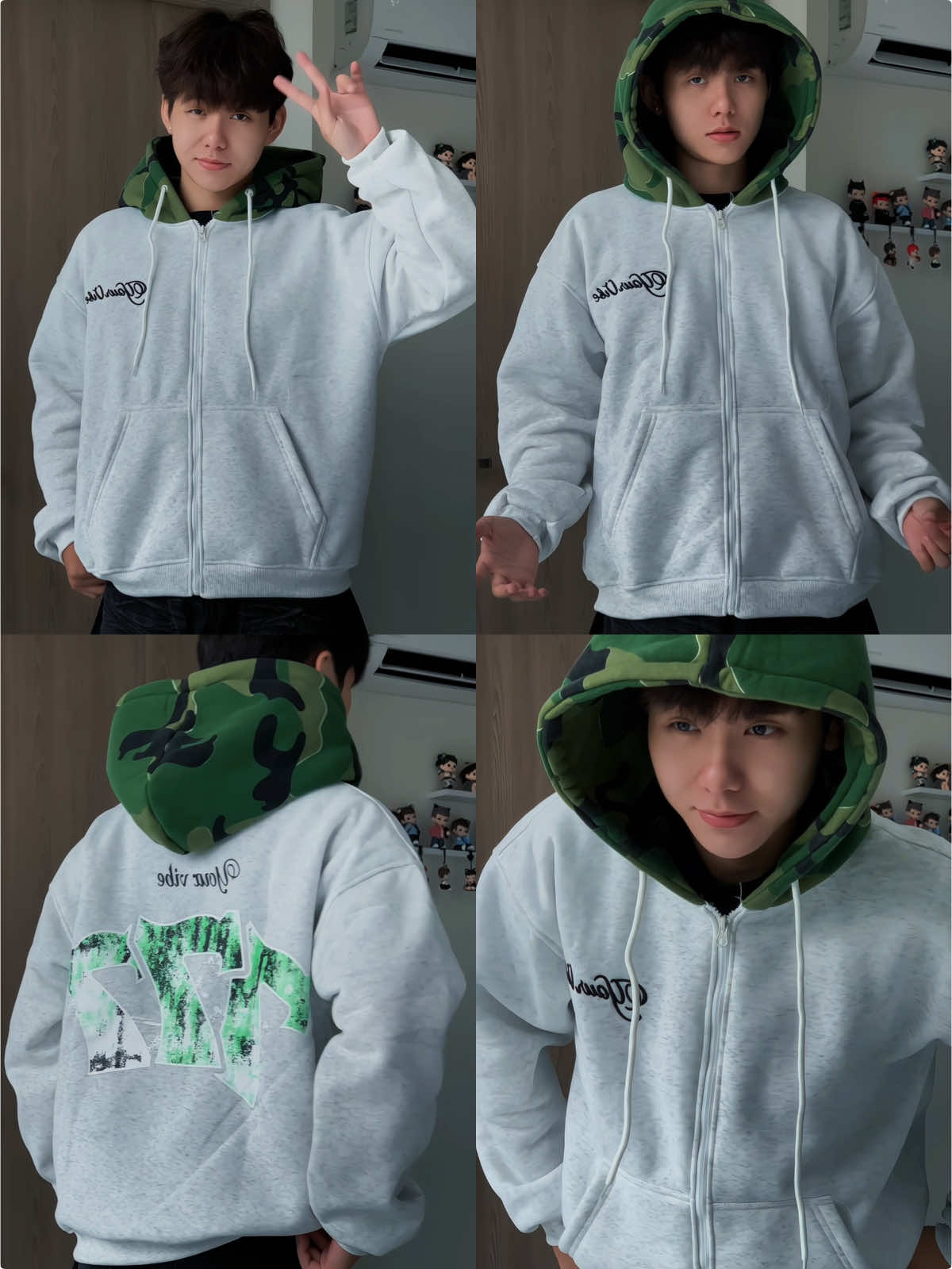 Thử mẫu lạ lạ mà ưng phết nàyy #dangmacdo #hoodie #hoodiezip #pqkboutique #reviewdonam 