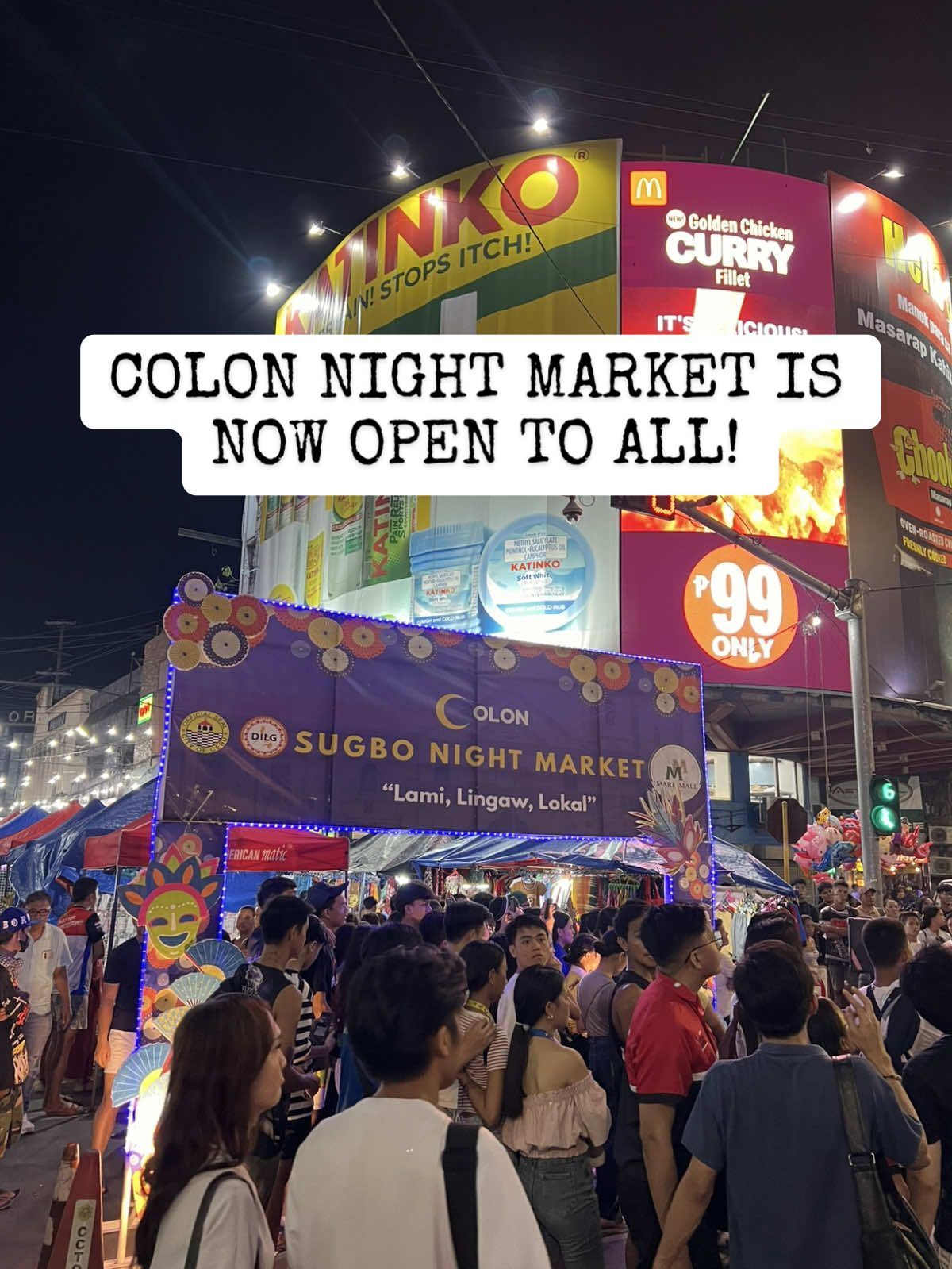 Colon Sugbo Night Market 💖  #cebu #cebucity #colonnightmarket #colonnightmarket2025 #nightmarket 