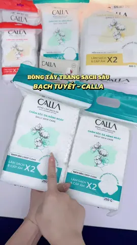 Bông tẩy trang Bạch Tuyết Calla - chiến thần Võ Hà Linh review khen thì chỉ có thể yên tâm dùng thuiii👏  #bongtaytrang #bongtaytrangbachtuyet #bongtaytrangcalla #bonglamsachdacalla #halinhreviewbongtaytrang 