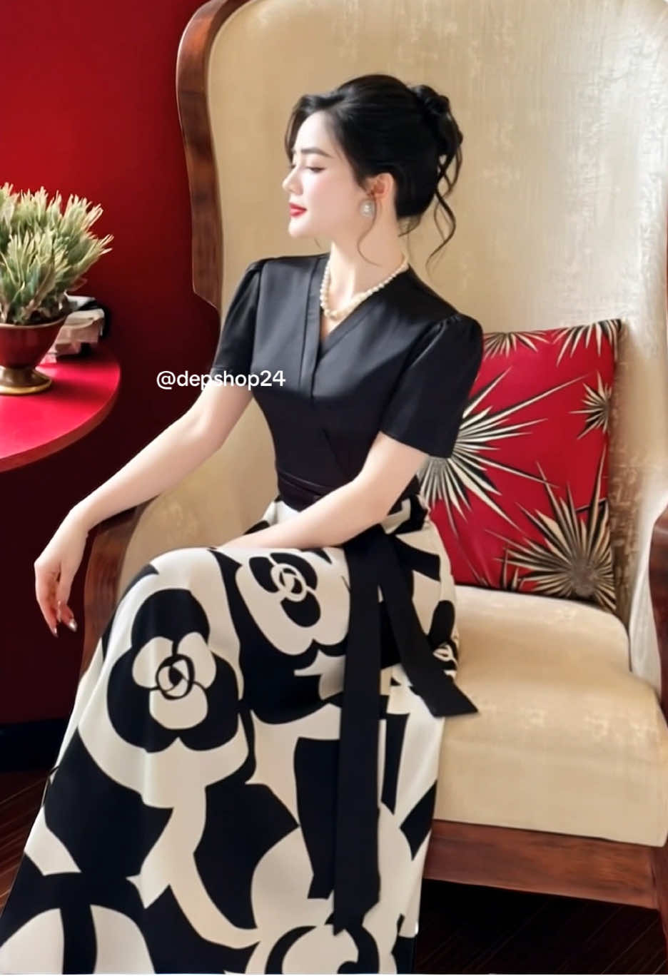 Váy phối màu thiết kế xinh #vayxinh #vayxinhmoingay #vaydep #vaythietke 