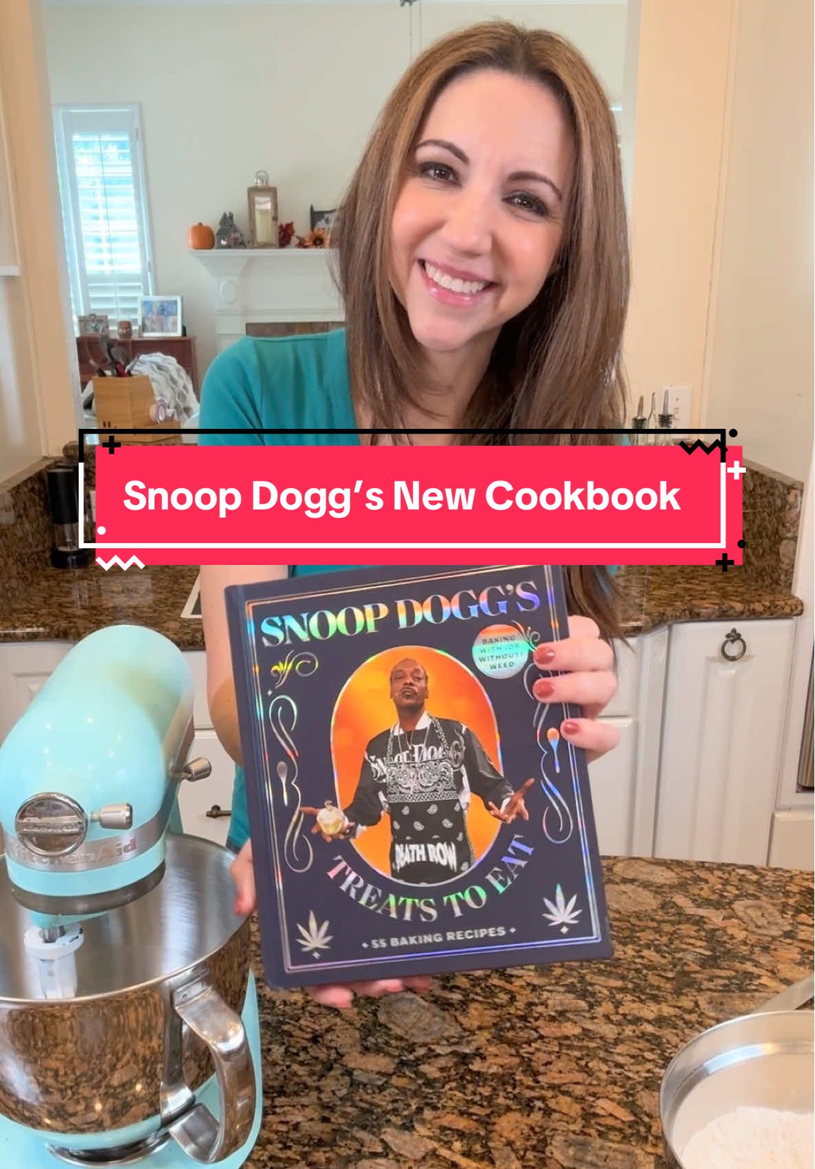 Snoop Dogg’s NEW COOKBOOK. It’s mostly desserts, so excited is an understatement.  First thing to know, all of these recipes can be made with or without weed. (Says so on the cover lol). Do whatever makes you happy ✨ Yes, I am making ALL 55 RECIPES. I’ve already made five so I’m on a roll.  These bars were excellent. Soft and not overly sweet. The pockets of jam + the crunchy peanuts were amazing. So far, off to a good start.  PS- this book releases 10/14 and I highly suggest you preorder it. Such fun and creative recipes.  #snoopdogg #cookbook #treatstoeat #pbj @Snoop Dogg 